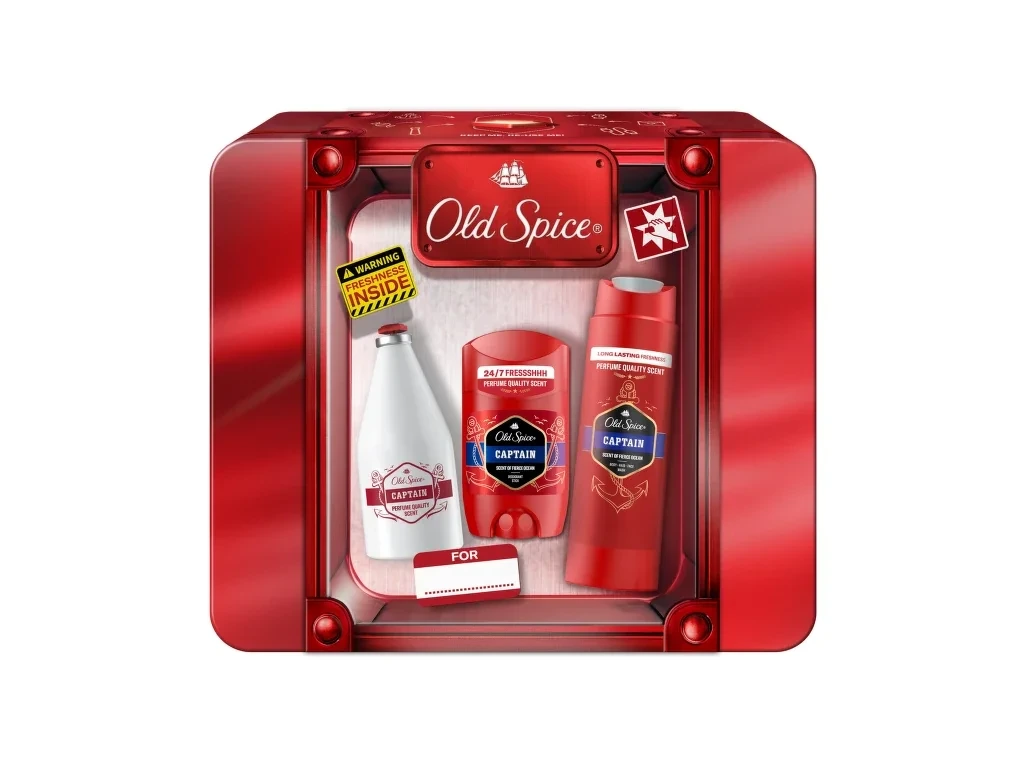 Old Spice Captain dárková sada pro muže v kovové krabičce